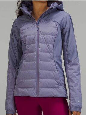 Lululemon Down For It All Peri Purple Jacket